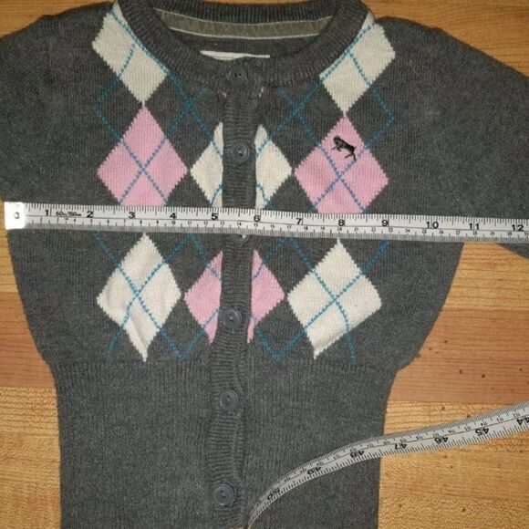 Girls Gray Long Sleeves Sweater Shirt - Picture 6 of 7